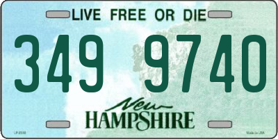 NH license plate 3499740
