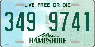 NH license plate 3499741
