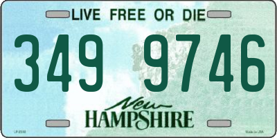 NH license plate 3499746