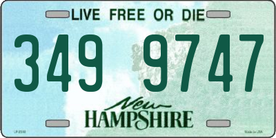 NH license plate 3499747