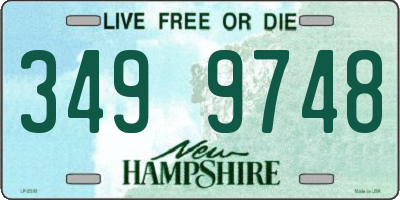 NH license plate 3499748