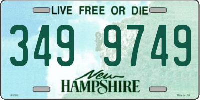 NH license plate 3499749