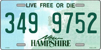 NH license plate 3499752