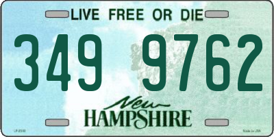 NH license plate 3499762