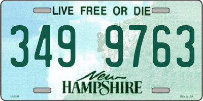 NH license plate 3499763