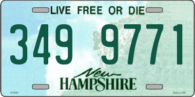 NH license plate 3499771