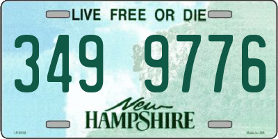 NH license plate 3499776