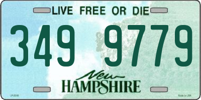 NH license plate 3499779