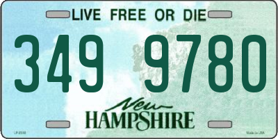 NH license plate 3499780