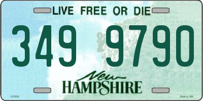 NH license plate 3499790
