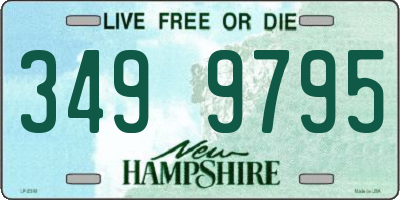 NH license plate 3499795