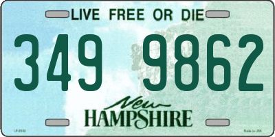 NH license plate 3499862