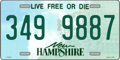 NH license plate 3499887