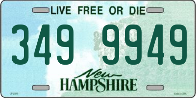 NH license plate 3499949