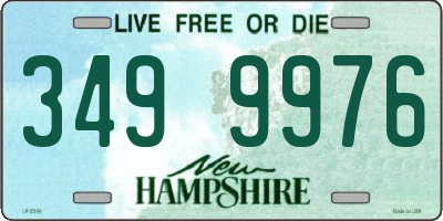 NH license plate 3499976