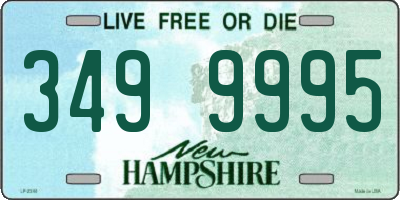 NH license plate 3499995