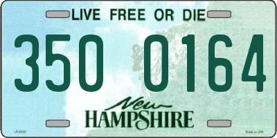 NH license plate 3500164