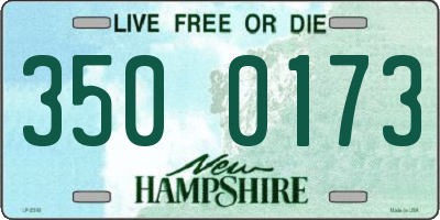 NH license plate 3500173