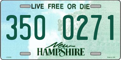 NH license plate 3500271