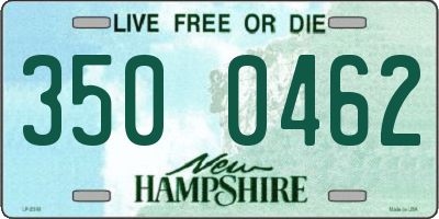 NH license plate 3500462