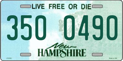 NH license plate 3500490