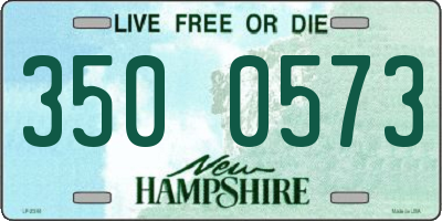 NH license plate 3500573