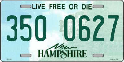 NH license plate 3500627