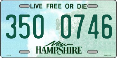 NH license plate 3500746