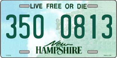 NH license plate 3500813