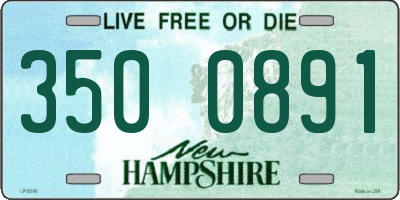 NH license plate 3500891