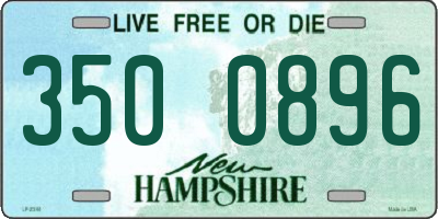 NH license plate 3500896