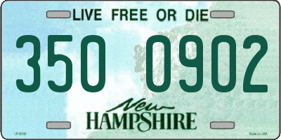 NH license plate 3500902