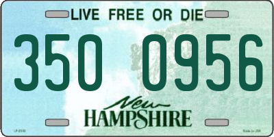 NH license plate 3500956
