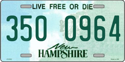 NH license plate 3500964
