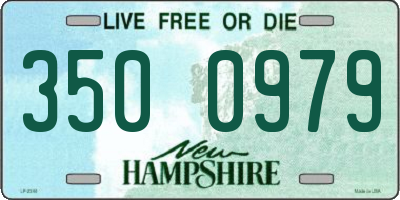 NH license plate 3500979