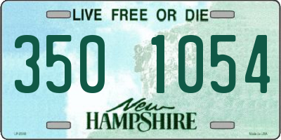 NH license plate 3501054