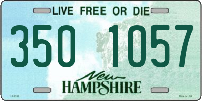NH license plate 3501057