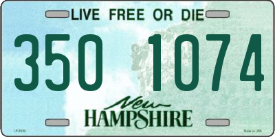 NH license plate 3501074