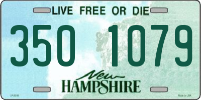 NH license plate 3501079