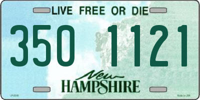 NH license plate 3501121