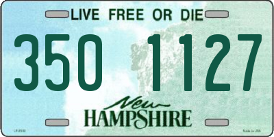 NH license plate 3501127