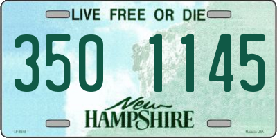 NH license plate 3501145