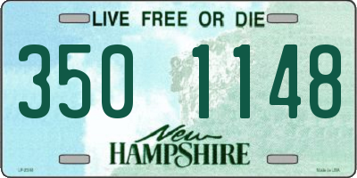 NH license plate 3501148