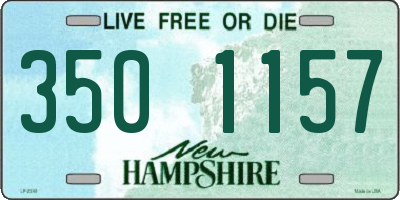 NH license plate 3501157