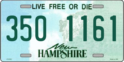 NH license plate 3501161