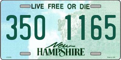 NH license plate 3501165