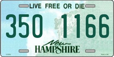 NH license plate 3501166