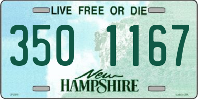 NH license plate 3501167