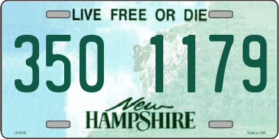 NH license plate 3501179