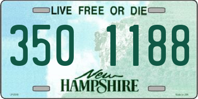 NH license plate 3501188